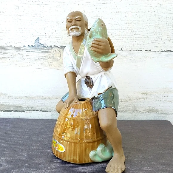 CHINESE SHIWAN MUDMAN FIGURE - Picture 2 of 8